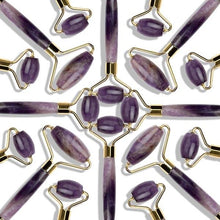 Load image into Gallery viewer, Beauty Lab London Amethyst Crystal Facial Roller