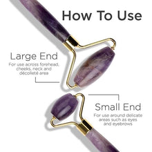 Load image into Gallery viewer, Beauty Lab London Amethyst Crystal Facial Roller