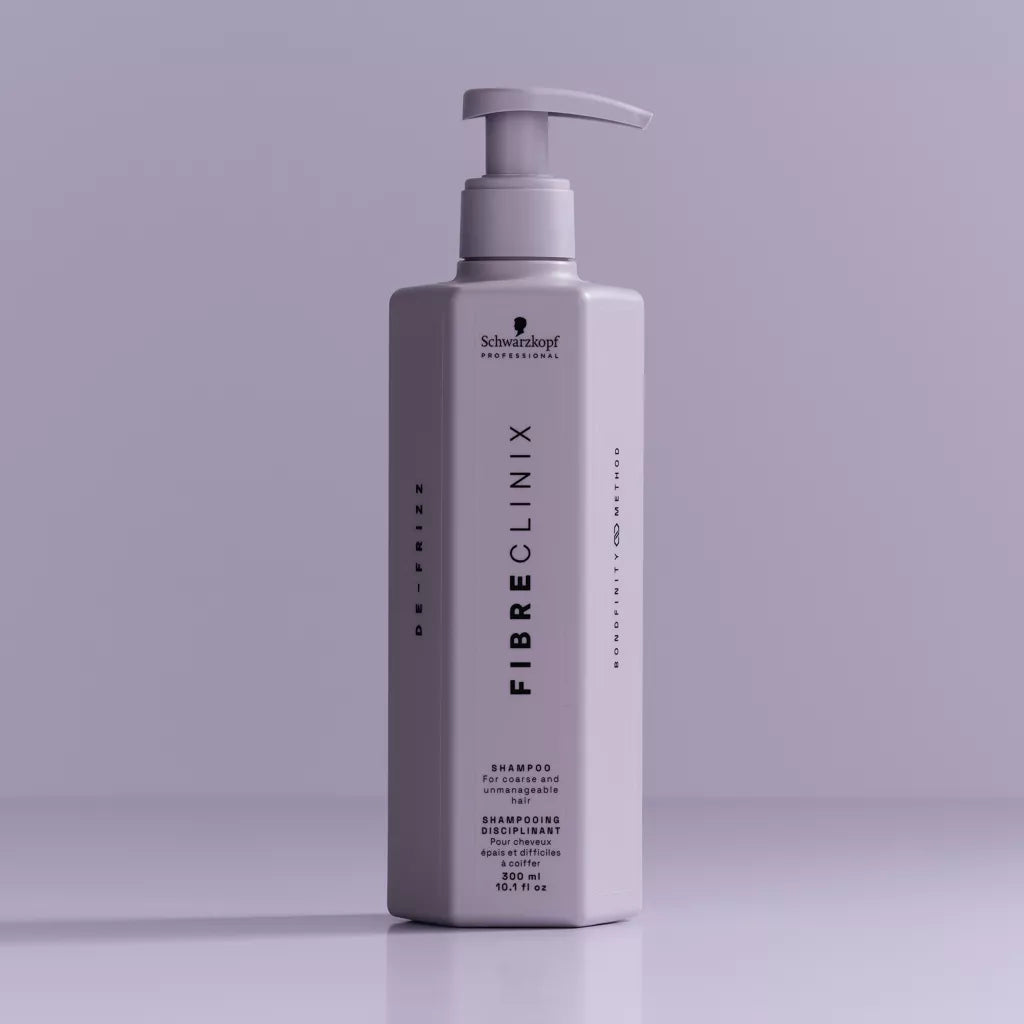 FIBRE CLINIX De-Frizz Shampoo - For Course & Unmanageable Hair 300ml