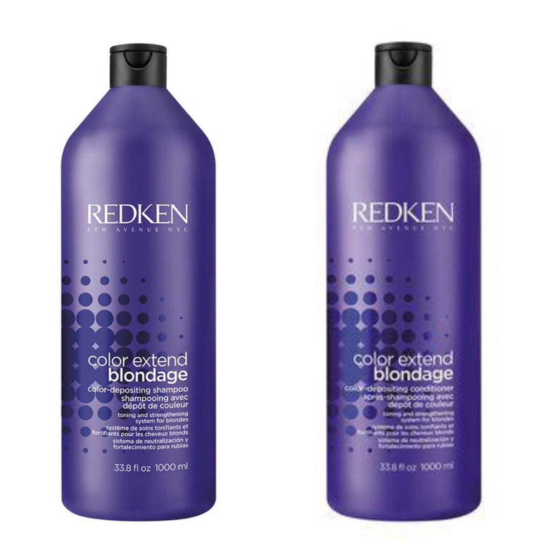 REDKEN Color Extend Blondage Shampoo & Conditioner (1000ml)