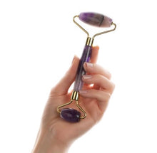 Load image into Gallery viewer, Beauty Lab London Amethyst Crystal Facial Roller
